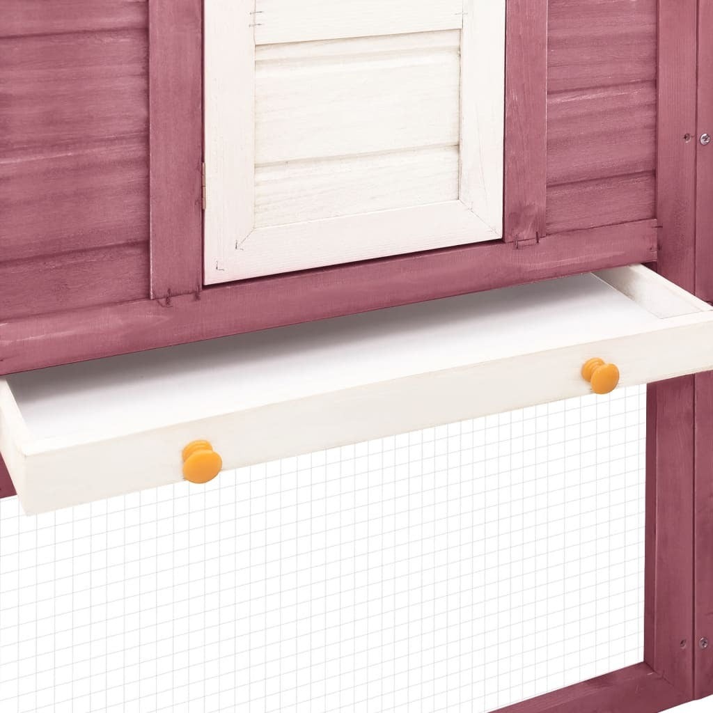 Rabbit Hutch Mocha and White
