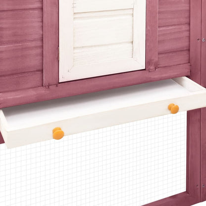 Rabbit Hutch Mocha and White