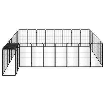 Dog Playpen Black Powder-coated steel, polyethylene Large